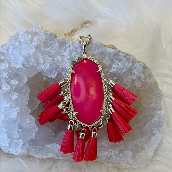 Kendra Scott Betsy Red Pendant Necklace - Picture 3 of 3